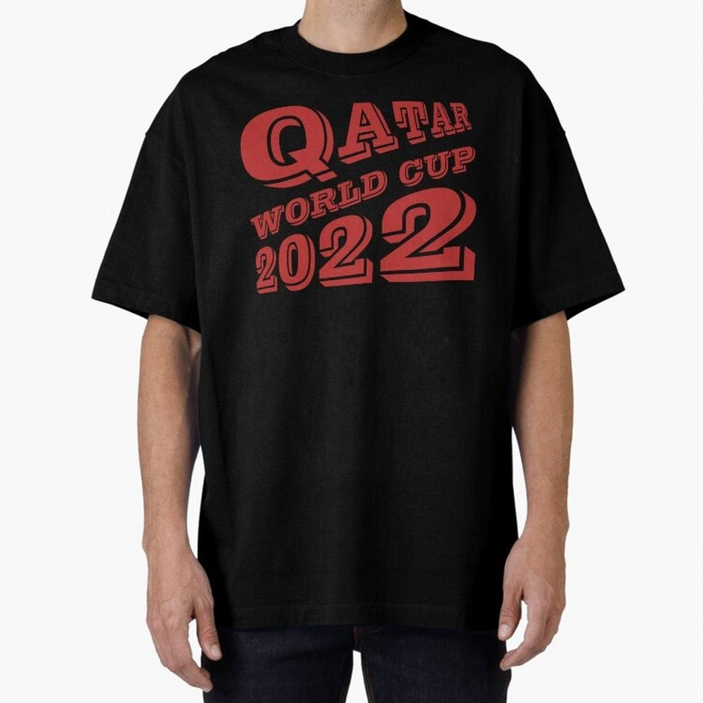 Qatar World Cup 2022 Oversized T-Shirt Honor the Football Icons of FIFA World Cup 2026 for Fans of Messi and Portugal, Bringing Fan Favorite Moments, National Team Passion, Big Match Drama and Soccer History; Ideal for Football Dads, Football Moms,