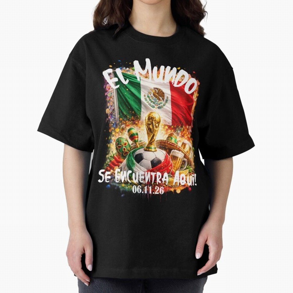World Cup 2026 Oversized T-Shirt Feel the Heartbeat of Global Football Passion for FIFA World Cup 2026, Made for Messi, CR7 and Mbappe, Netherlands, Supporter Pride, Iconic Celebrations, Legendary Names and Global Match Day Energy; Perfect for