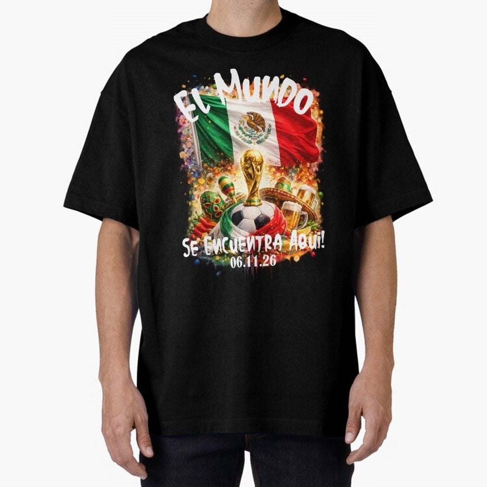 World Cup 2026 Oversized T-Shirt Feel the Heartbeat of Global Football Passion for FIFA World Cup 2026, Made for Messi, CR7 and Mbappe, Netherlands, Supporter Pride, Iconic Celebrations, Legendary Names and Global Match Day Energy; Perfect for