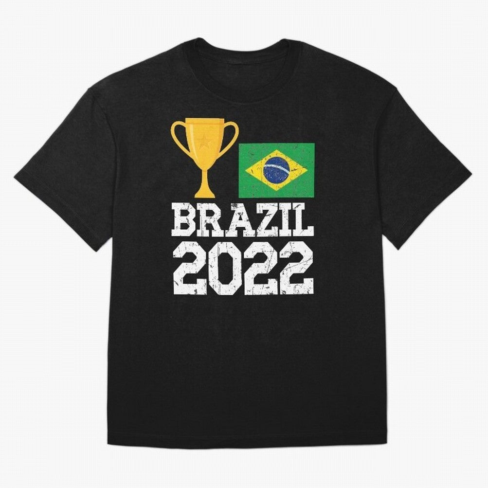 Brazil Soccer Team Fan Football Brazilian Flag 2022 T-Shirt - Brazil T shirt Soccer - Brazil Flag Vintage - Brazilian Oversized T-Shirt Remember FIFA World Cup 2026 USA Canada Mexico Spirit, Centered on England and Germany, Haaland and Mbappe,