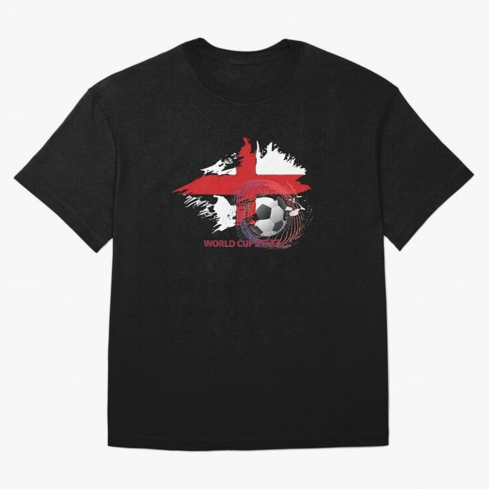 England World Cup 2022 Oversized T-Shirt Treasure Global Football Passion for FIFA World Cup 2026, Highlighting Mbappe and Neymar, Brazil, Champion Mindset, Group Stage Buzz, Knockout Tension and Passionate Fan Culture; Built for Supporters Chasing