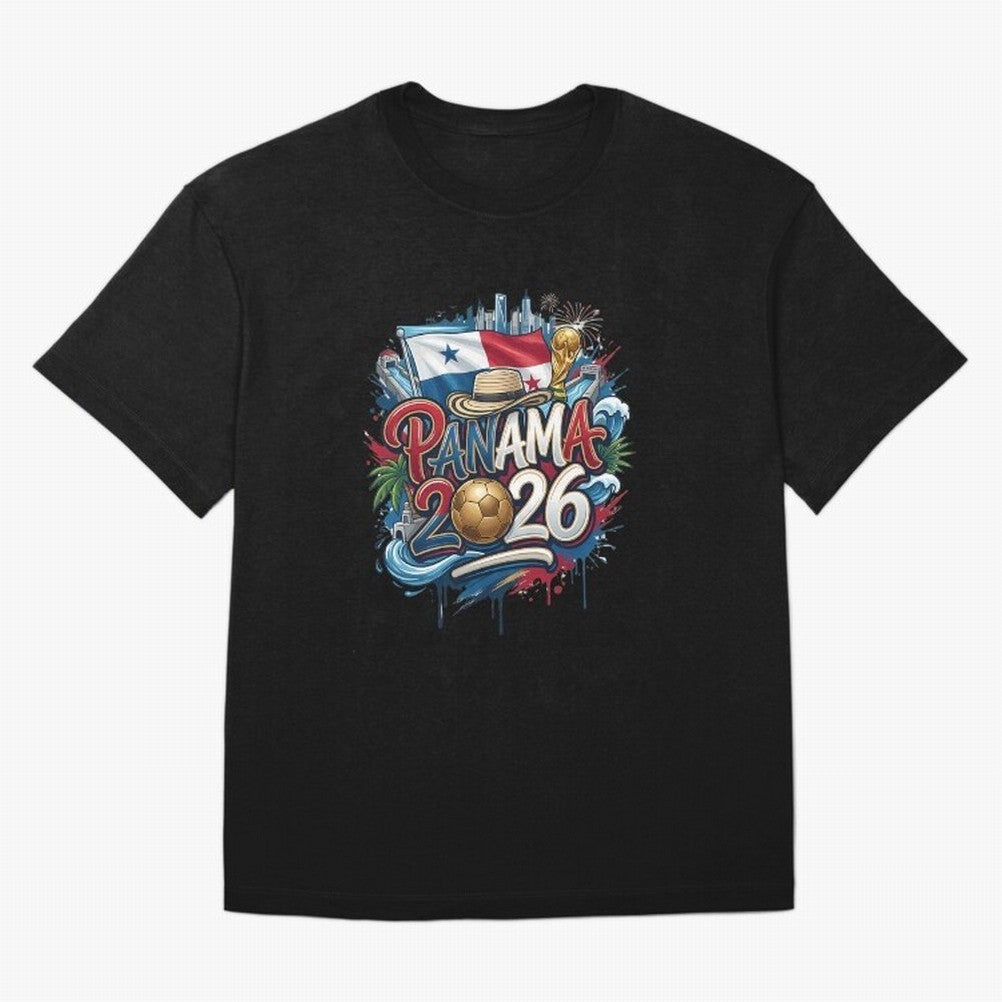 Panama World Cup 2026 Football Legacy Oversized T-Shirt Bring Trophy Dreams to the FIFA World Cup 2026 Journey through Neymar Highlights, Brazil Pride, Classic Soccer Heritage, Championship Pressure, Fan Loyalty and International Pride; Great for