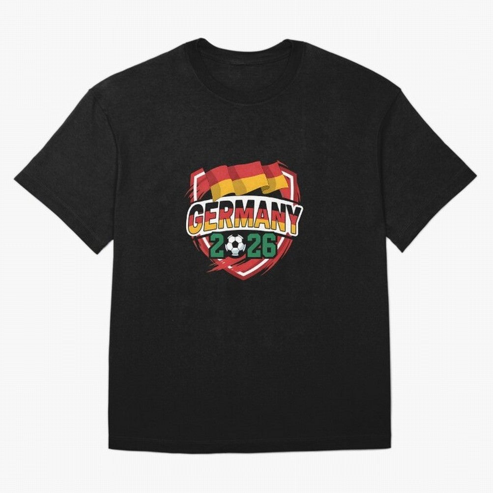 Germany World Cup 2026 Germany Football Oversized T-Shirt Celebrate Classic Football Spirit in FIFA World Cup 2026 Filled with CR7 and Messi, England, France and Netherlands Energy, Worldwide Fan Energy, Dramatic Goals, Stadium Lights and