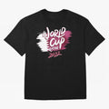 Qatar 2022 Oversized T-Shirt Bring International Match Energy to FIFA World Cup 2026 Group Stage Inspired by Messi, Brazil Energy, Championship Spirit, Famous Goals, Roaring Crowds and International Football Unity; Great for Watch Parties, Sports