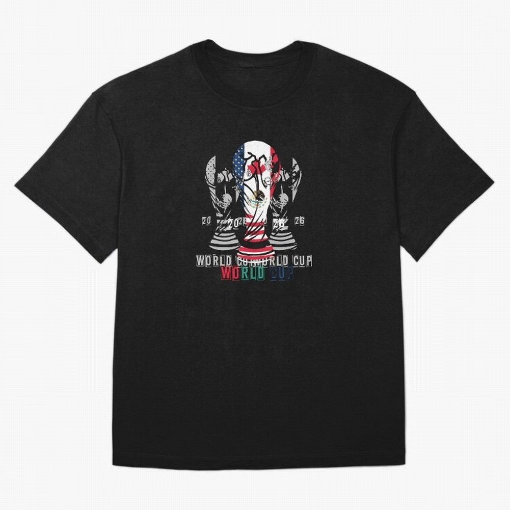 Fifa world cup 2026 USA - Mexico - canada T-Shirt_84601424 Oversized T-Shirt Keep the Legacy of Global Football Passion for FIFA World Cup 2026, Inspired by Cristiano Ronaldo, Haaland and CR7, Brazil, Football History, Final Match Energy, Crowd