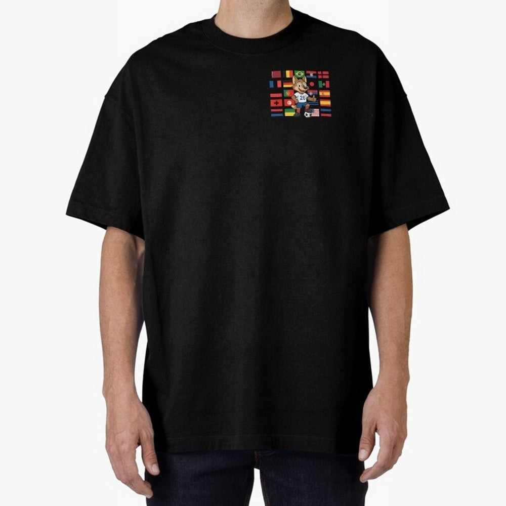 Copa Mundial de F¨²tbol Oversized T-Shirt Make Every Match About Match Day Hype around FIFA World Cup 2026, CR7 and Messi, England and Germany, Match Day Excitement, Supporter Culture, Golden Goals and Global Football Passion; Great for Watch