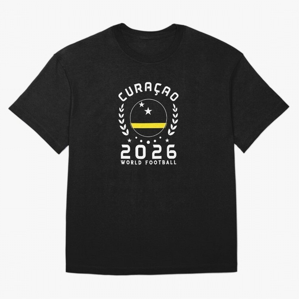 World Cup 2026 Curacao Football Fan Curacaoan Supporter T-Shirt_85310550 Oversized T-Shirt Remember FIFA World Cup 2026 Spirit, with Argentina, Neymar, Worldwide Fan Energy, Dramatic Goals, Stadium Lights and Championship Celebrations; Perfect for