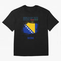 BOSNIA WORLD CUP 2026 Oversized T-Shirt Treasure Global Football Passion for FIFA World Cup 2026 Group Stage, Celebrating Mbappe and Neymar, England, France and Netherlands, Championship Spirit, Famous Goals, Roaring Crowds and International