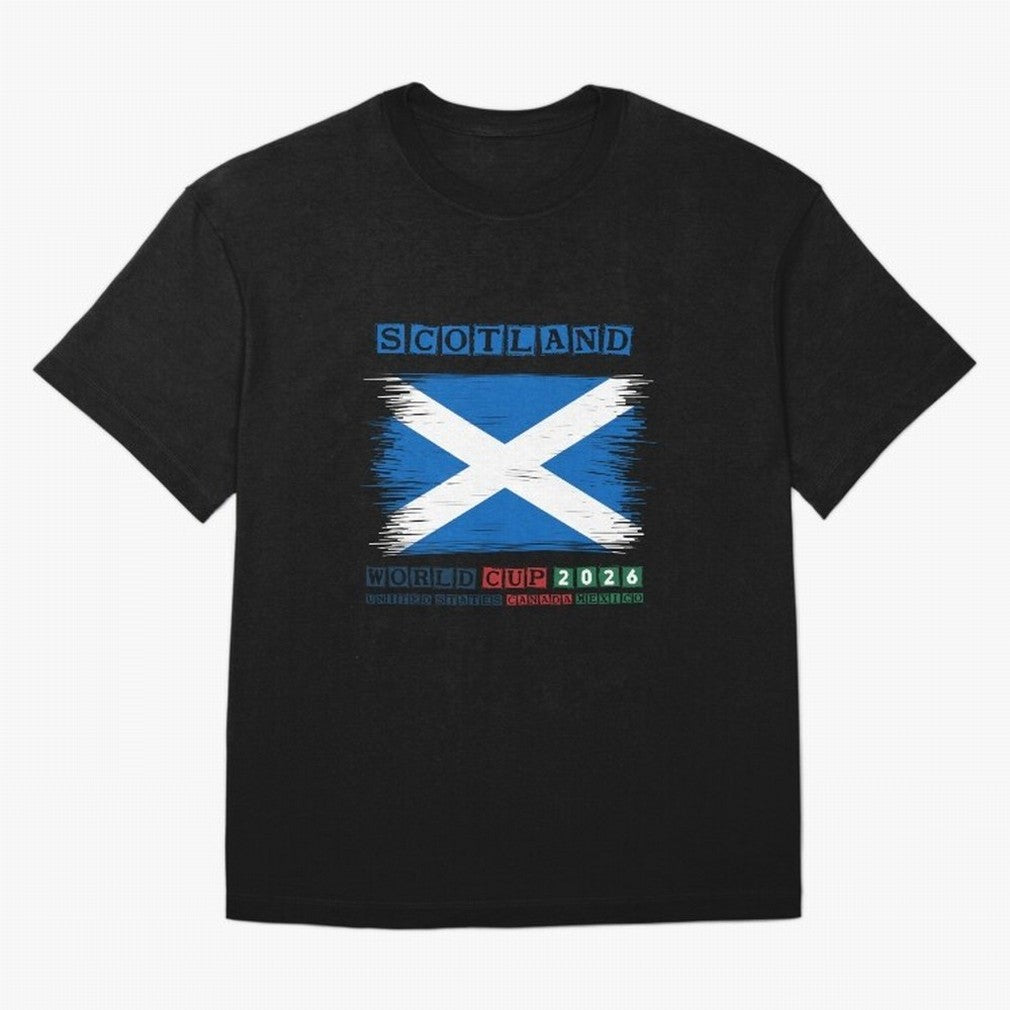 SCOTLAND WORLD CUP 2026 Oversized T-Shirt Celebrate the Biggest Stage of the FIFA World Cup 2026 Group Stage Journey through Neymar, Haaland and Cristiano Ronaldo Highlights, England Pride, Match Day Excitement, Supporter Culture, Golden Goals and