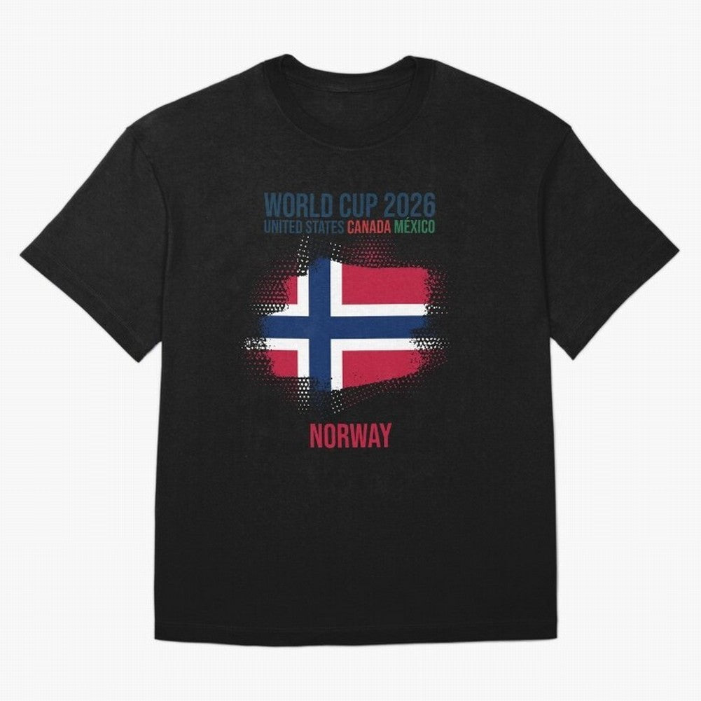 NORWAY WORLD CUP 2026 Oversized T-Shirt Make Every Match About FIFA World Cup 2026 USA Canada Mexico for Fans of Neymar and Argentina, France and Brazil, Bringing Game Day Rituals, Football Legends, Country Pride and the Road to the Final; Great