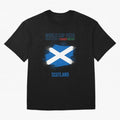 SCOTLAND WORLD CUP 2026 Oversized T-Shirt Keep the Match Day Mood of Global Football Passion for FIFA World Cup 2026 USA Canada Mexico, Capturing Messi, Neymar and Mbappe, France and Portugal, Championship Spirit, Famous Goals, Roaring Crowds and