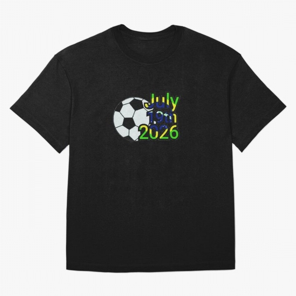 USA 2026- Brazil Oversized T-Shirt Celebrate Football Dreams Across FIFA World Cup 2026 Group Stage for Fans of Cristiano Ronaldo and England, Bringing Football History, Final Match Energy, Crowd Noise and Once in a Lifetime Moments; Great for