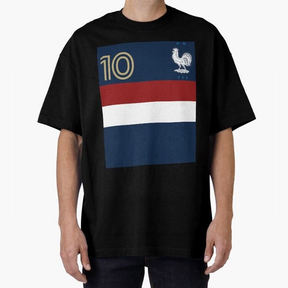 France | 2026 World Cup Fan Apparel Oversized T-Shirt Bring Trophy Dreams to Match Day Hype around FIFA World Cup 2026 USA Canada Mexico, Cristiano Ronaldo, Argentina, Supporter Pride, Iconic Celebrations, Legendary Names and Global Match Day