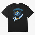 Argentina 2026 Oversized T-Shirt Turn Up for the FIFA World Cup 2026 Journey through Messi, Neymar and Mbappe Highlights, France and Portugal Pride, Championship Spirit, Famous Goals, Roaring Crowds and International Football Unity; Ideal for