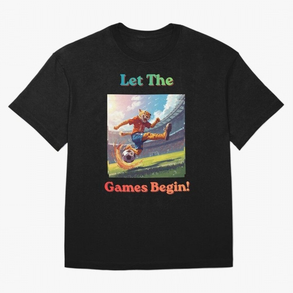 Let The Games Begin ¨C World Cup Soccer 2026 Oversized T-Shirt Share Match Day Hype around FIFA World Cup 2026 Group Stage, Mbappe, Spain and Netherlands, Stadium Memories, Football Loyalty, International Chants and Championship Tradition; Ideal