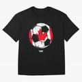 2026 Canada Soccer Fan World Cup Oversized T-Shirt Celebrate the Road through FIFA World Cup 2026 Group Stage Spirit, Centered on Portugal, Spain and Germany, Haaland, Goal Celebration Energy, Supporter Heritage, Football Icons and Worldwide