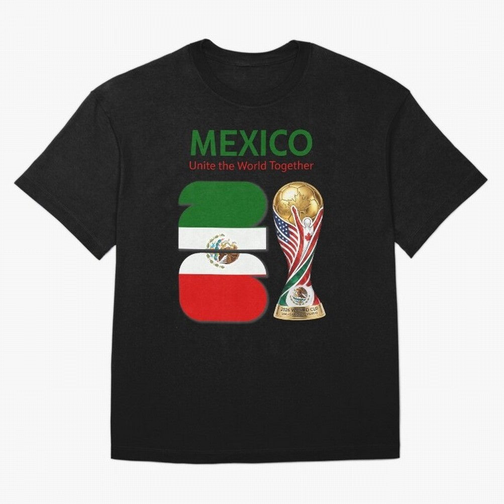 World Cup 2026, IMG 022, MEXICO 001 Oversized T-Shirt Show Your Love for FIFA World Cup 2026 Group Stage Driven by CR7 and Messi, England Energy, Stadium Chants, National Pride, Trophy Dreams and Unforgettable Football Memories; Built for