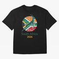 South Africa 2026 Oversized T-Shirt Fuel FIFA World Cup 2026 Spirit, with Netherlands, Haaland and Mbappe, Supporter Pride, Iconic Celebrations, Legendary Names and Global Match Day Energy; Ideal for Football Dads, Football Moms, Friends,