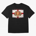 ENGLAND Oversized T-Shirt Feel the Heartbeat of Match Day Hype around FIFA World Cup 2026 Group Stage, Haaland, England, France and Netherlands, Sports Nostalgia, International Competition, Famous Players and Unforgettable Victories; Great for