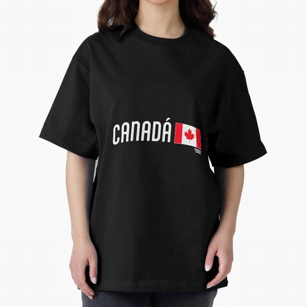 2026 Canada Soccer Fan World Cup Oversized T-Shirt Share the Excitement of the FIFA World Cup 2026 Group Stage Journey through CR7 Highlights, England Pride, Football History, Final Match Energy, Crowd Noise and Once in a Lifetime Moments; Perfect