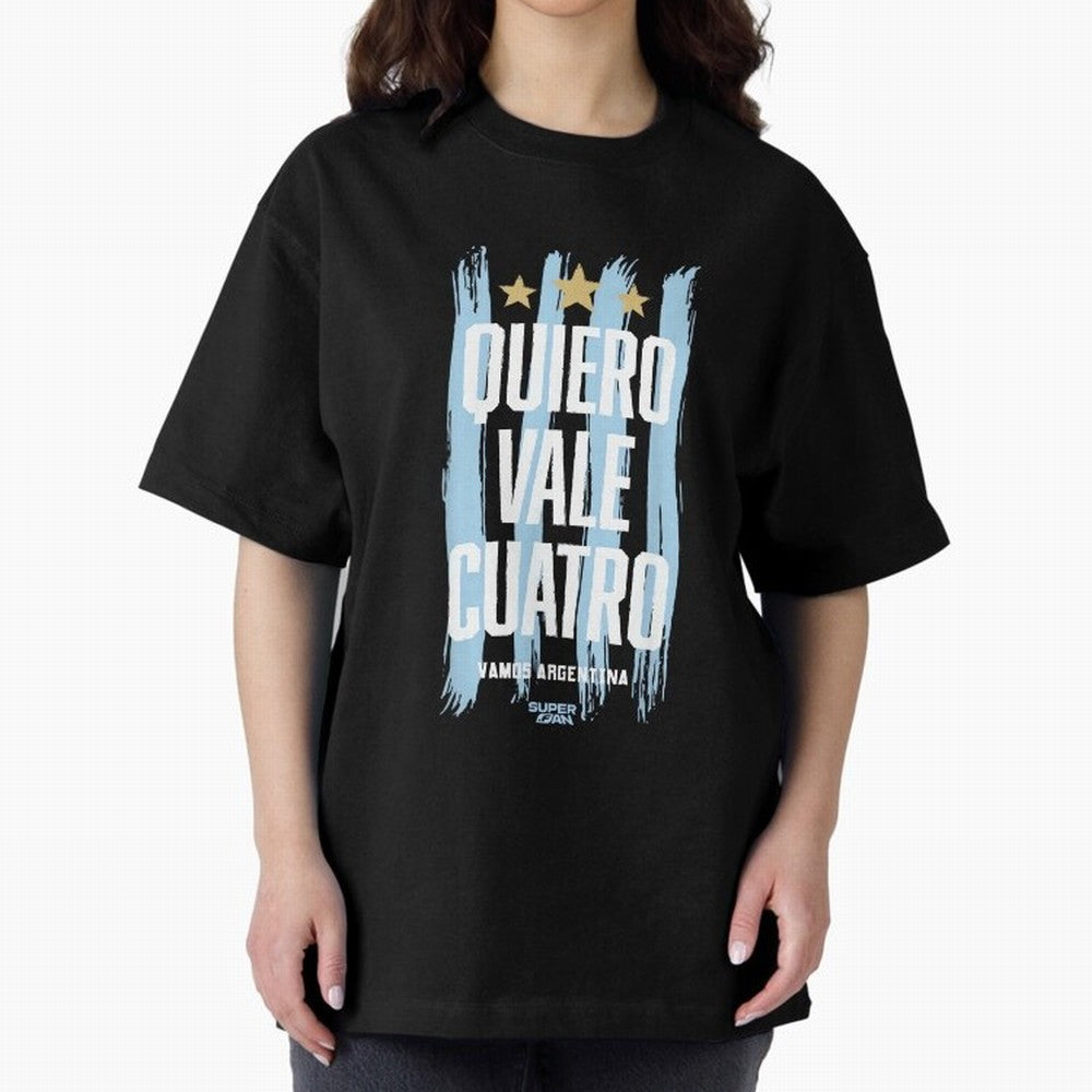 Argentinian Soccer Fan World Cup 2026 Oversized T-Shirt Celebrate the Road through Match Day Hype around FIFA World Cup 2026, Neymar, England and Germany, Global Supporter Spirit, Legendary Goals, National Colors and Tournament Celebration; Made
