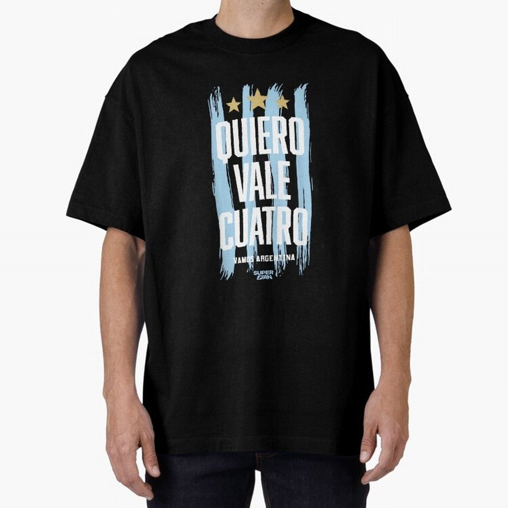 Argentinian Soccer Fan World Cup 2026 Oversized T-Shirt Celebrate the Road through Match Day Hype around FIFA World Cup 2026, Neymar, England and Germany, Global Supporter Spirit, Legendary Goals, National Colors and Tournament Celebration; Made