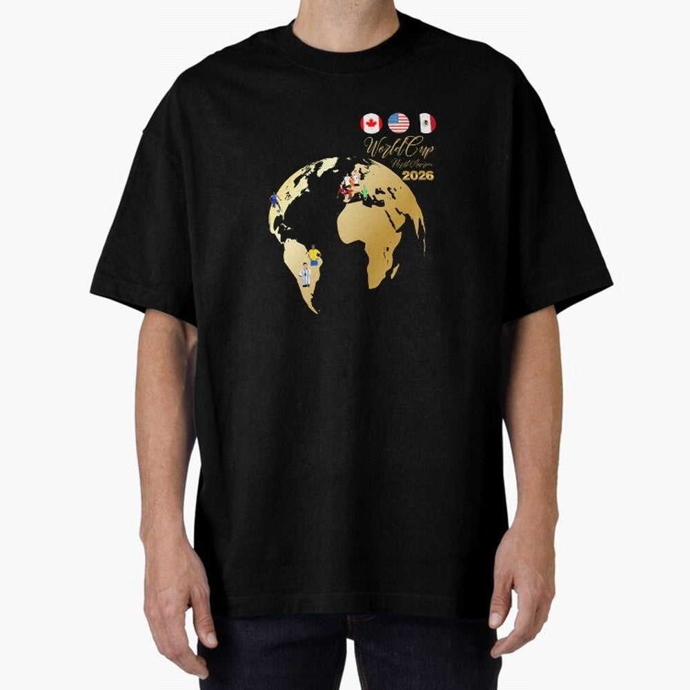 World Cup 2026 T-Shirt_70890629 Oversized T-Shirt Stand Out with Spirit from the FIFA World Cup 2026 Journey through Haaland Highlights, France Pride, Champion Mindset, Group Stage Buzz, Knockout Tension and Passionate Fan Culture; Great for