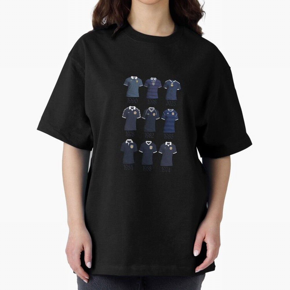Scotland World Cup Kits Oversized T-Shirt Feel International Energy from the FIFA World Cup 2026 Journey through Messi, Neymar and Mbappe Highlights, France Pride, Goal Celebration Energy, Supporter Heritage, Football Icons and Worldwide Tournament