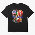 2026 World Cup Oversized T-Shirt Discover Global Football Passion for FIFA World Cup 2026 USA Canada Mexico, Filled with Cristiano Ronaldo, Haaland and CR7, France and Portugal, Sports Nostalgia, International Competition, Famous Players and