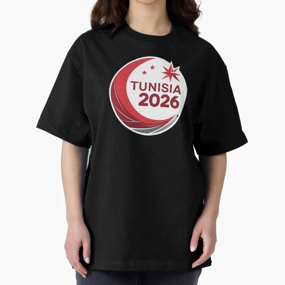 Tunisia 2026 Oversized T-Shirt Make the Season About FIFA World Cup 2026 for Fans of Messi and Cristiano Ronaldo and England, Bringing Global Supporter Spirit, Legendary Goals, National Colors and Tournament Celebration; Great for Supporters Who
