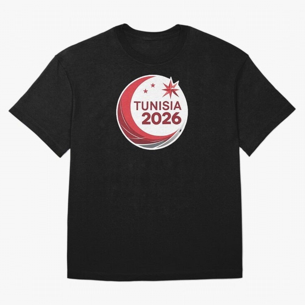 Tunisia 2026 Oversized T-Shirt Make the Season About FIFA World Cup 2026 for Fans of Messi and Cristiano Ronaldo and England, Bringing Global Supporter Spirit, Legendary Goals, National Colors and Tournament Celebration; Great for Supporters Who