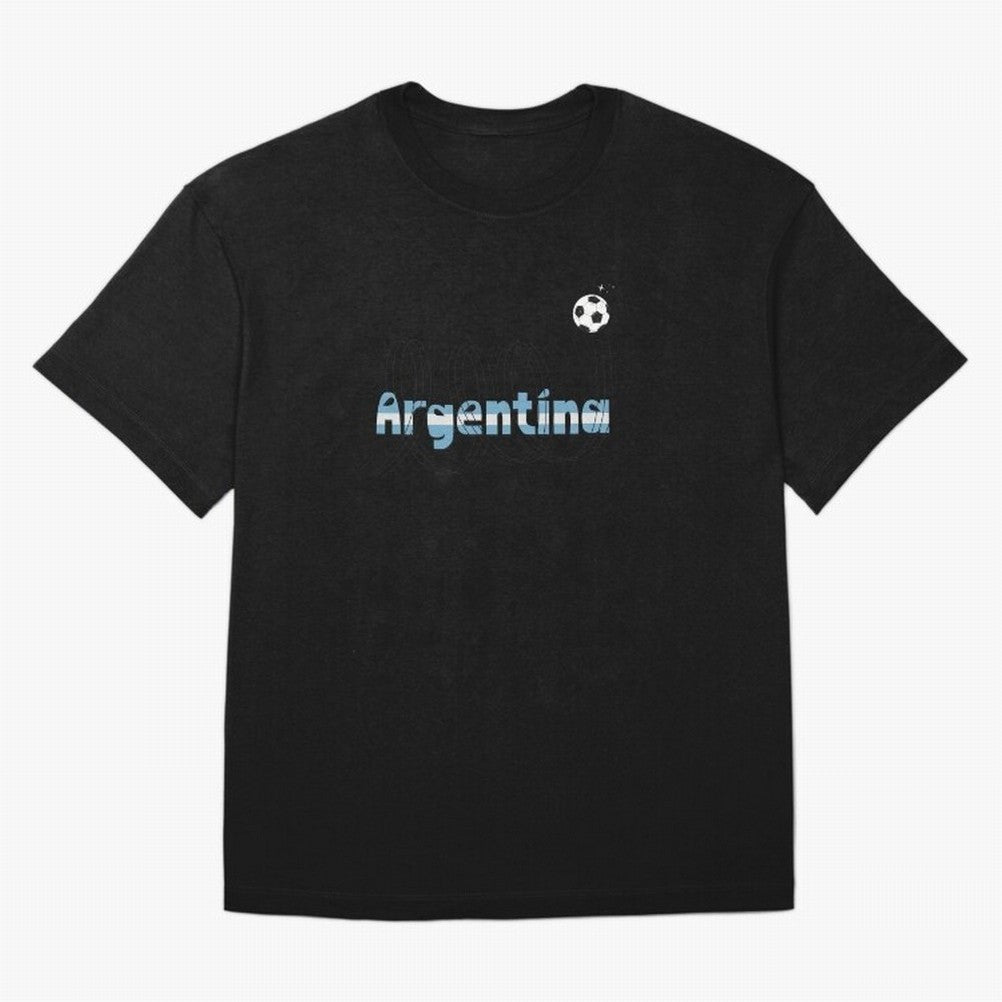 Argentina Oversized T-Shirt Fuel Global Football Passion for FIFA World Cup 2026 USA Canada Mexico, Capturing Mbappe and Neymar, Portugal, Spain and Germany, Football Passion, Legendary Performances, Festival Vibes and Supporter Community; Built