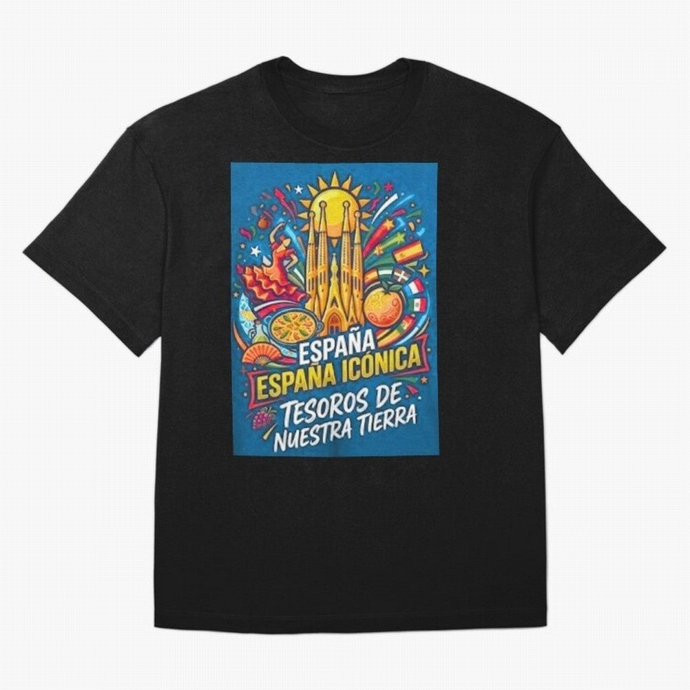 Spain Oversized T-Shirt Celebrate Unforgettable Nights in FIFA World Cup 2026 for Fans of Haaland and Mbappe and Spain, Bringing Soccer Culture, Superstar Moments, National Team Dreams and Competitive Fire; Ideal for Football Dads, Football Moms,