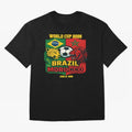 Brazil Vs Morocco June 13 2026 World Cup Soccer We Are Morocco Oversized T-Shirt Stand with FIFA World Cup 2026 USA Canada Mexico for Fans of Messi, CR7 and Mbappe and England, France and Netherlands, Bringing Match Day Excitement, Supporter