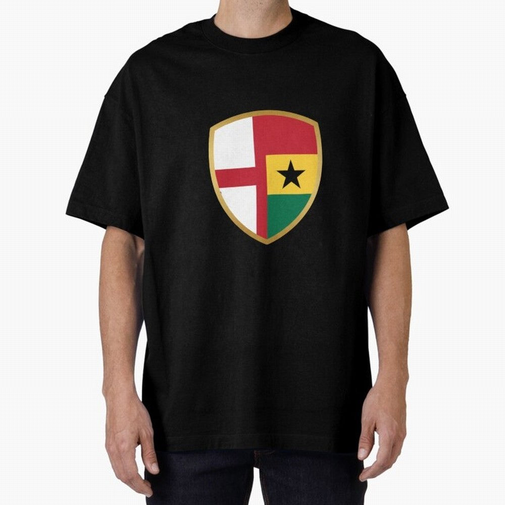 FIFA World Cup - England v Ghana Oversized T-Shirt Carry National Pride through Match Day Hype around FIFA World Cup 2026 USA Canada Mexico, Neymar, Netherlands, Sports Nostalgia, International Competition, Famous Players and Unforgettable