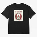 Go Canada Soccer Ball Flag | Canadian Football Fan Graphic Tee Oversized T-Shirt Carry the Dream of the FIFA World Cup 2026 Journey through Neymar Highlights, Germany Pride, Match Day Excitement, Supporter Culture, Golden Goals and Global Football