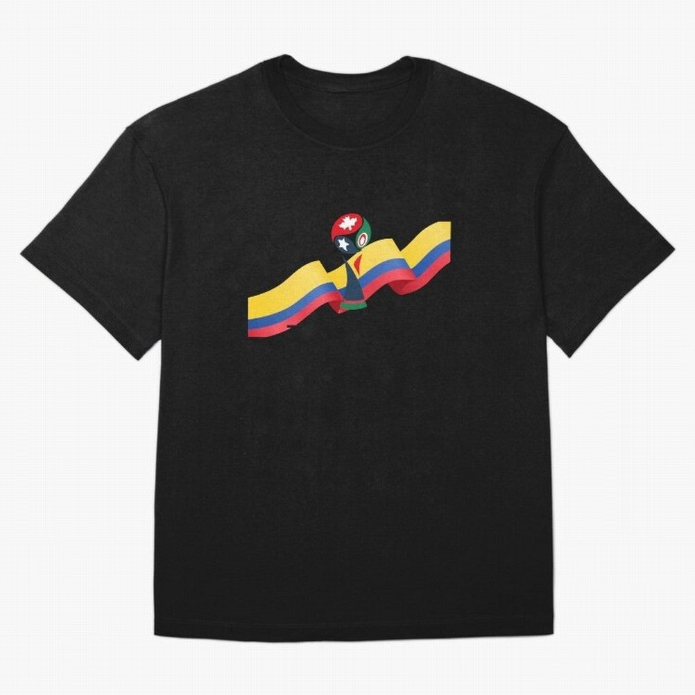 World Cup 2026 Team Colombia Oversized T-Shirt Remember Iconic Moments from FIFA World Cup 2026 Group Stage for Fans of Messi and Cristiano Ronaldo and Spain, Bringing Football Festival Excitement, Trophy Ambitions, Country Rivalries and Star
