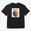 Go Germany Soccer Ball Flag | German Football Fan Graphic Tee Oversized T-Shirt Support Iconic Players in FIFA World Cup 2026 Group Stage Connected to Messi, CR7 and Mbappe, Portugal Energy, Football Passion, Legendary Performances, Festival Vibes