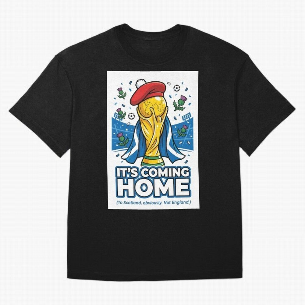 It's Coming Home Oversized T-Shirt Fuel the Hype around FIFA World Cup 2026 Group Stage for Fans of Mbappe and Neymar and Germany, Bringing Stadium Chants, National Pride, Trophy Dreams and Unforgettable Football Memories; Built for Supporters
