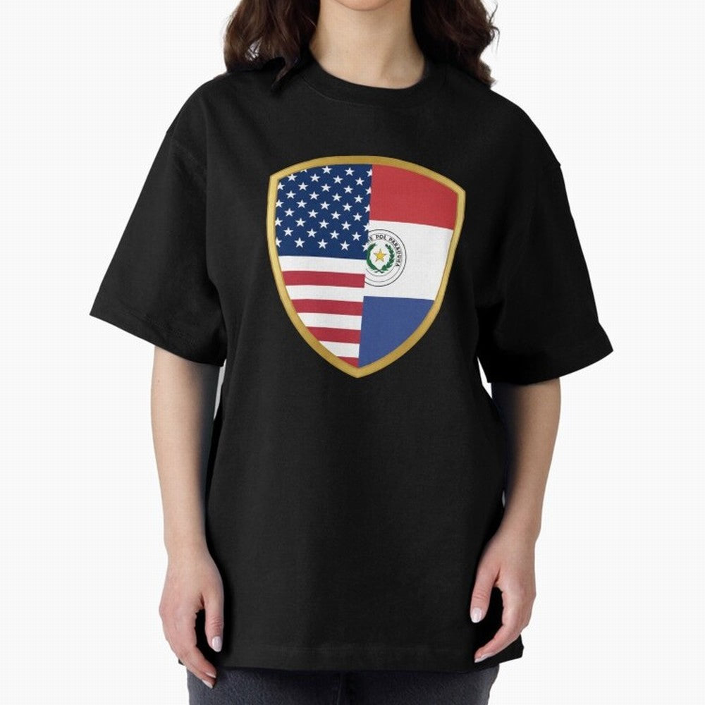 FIFA World Cup -USA v Paraguay Oversized T-Shirt Celebrate the Stars of the FIFA World Cup 2026 USA Canada Mexico Journey through Cristiano Ronaldo Highlights, Argentina and Brazil Pride, Tournament Hype, Historic Matchups, Family Viewing Parties