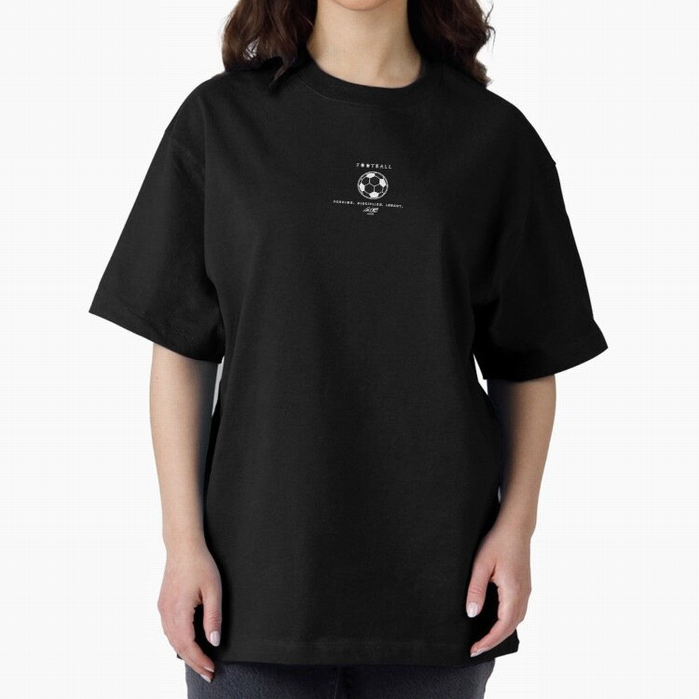Minimal Football Streetwear Number 10 Oversized T-Shirt Stand with Match Day Hype around FIFA World Cup 2026 Group Stage, Neymar, Haaland and Cristiano Ronaldo, France and Portugal, Match Day Excitement, Supporter Culture, Golden Goals and Global