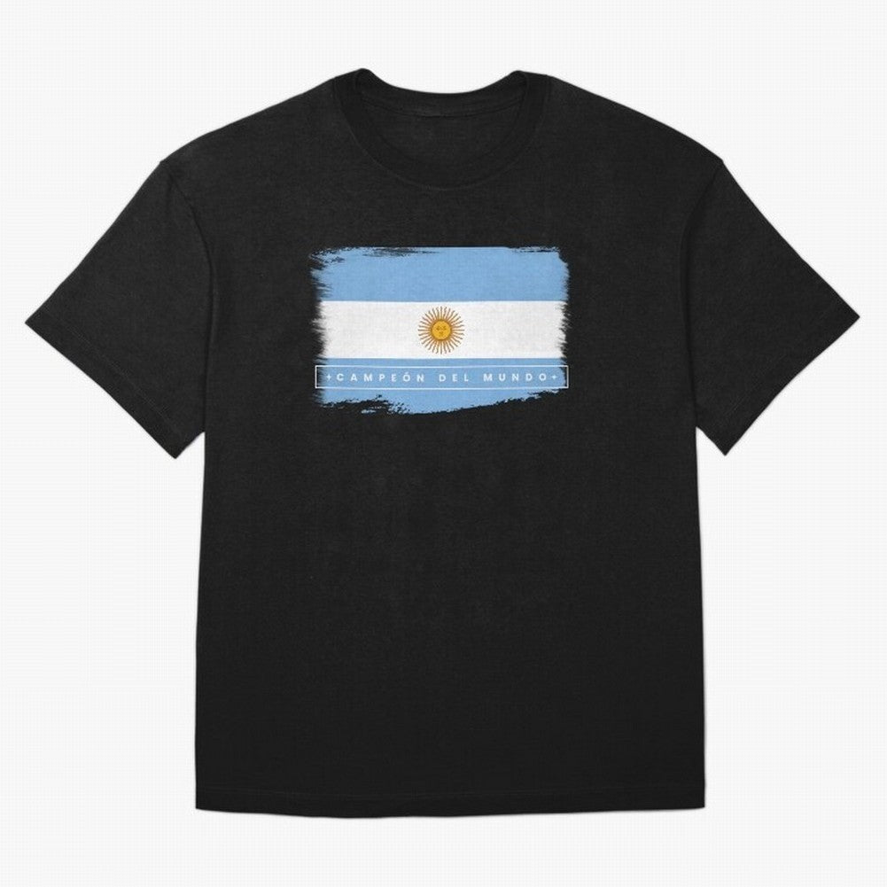 Argentina Campe¨®n del Mundo Oversized T-Shirt Feel FIFA World Cup 2026 for Fans of Haaland and Mbappe and England, France and Netherlands, Bringing Match Day Excitement, Supporter Culture, Golden Goals and Global Football Passion; Ideal for