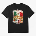 2026 World Cup Oversized T-Shirt Follow the Final Road of Global Football Passion for FIFA World Cup 2026 USA Canada Mexico, Driven by Cristiano Ronaldo, Haaland and CR7, Brazil, Vintage Soccer Flavor, Modern Football Stars, National Flags and