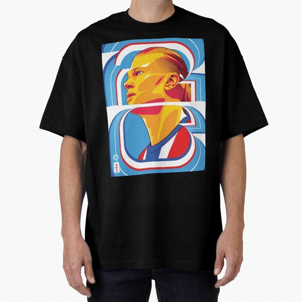 World Cup 2026 Soccer Celebration: United Football Fan Art Oversized T-Shirt Stand Out with Spirit from Match Day Hype around FIFA World Cup 2026, Mbappe and Neymar, Argentina and Brazil, Football Festival Excitement, Trophy Ambitions, Country