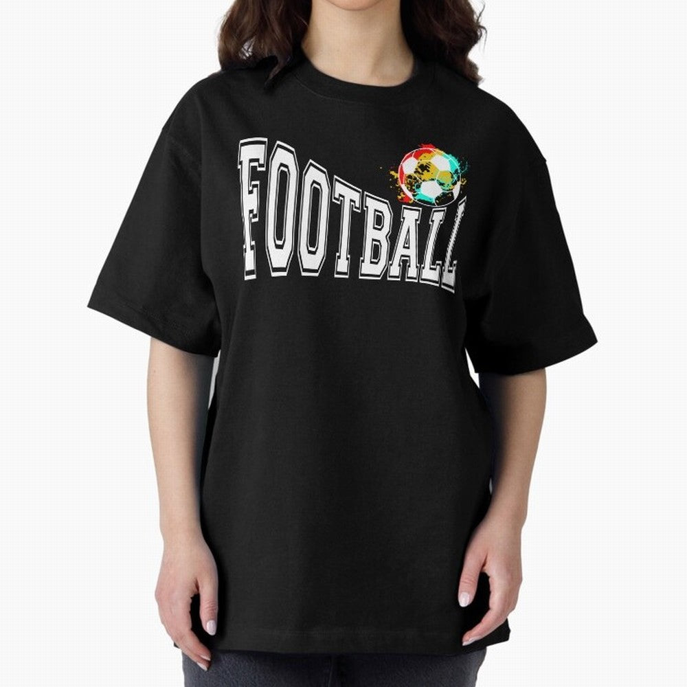 Football World Cup 2026 Oversized T-Shirt Make Your Look Match FIFA World Cup 2026 Capturing CR7 and Messi, France Energy, Sports Nostalgia, International Competition, Famous Players and Unforgettable Victories; Perfect for People Who Love