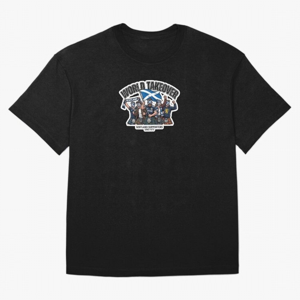 Scotland Soccer Fans Tartan Power Sticker 2026 Football Supporters Oversized T-Shirt Live the Energy of FIFA World Cup 2026 USA Canada Mexico for Fans of CR7 and Messi and Netherlands, Bringing Tournament Hype, Historic Matchups, Family Viewing