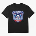 Boston 2026 Host City Welcoming the World Cup Oversized T-Shirt Show Match Day Excitement for FIFA World Cup 2026 Group Stage Spirit, Inspired by Brazil, Portugal and Argentina, Cristiano Ronaldo, Haaland and CR7, Championship Spirit, Famous Goals,