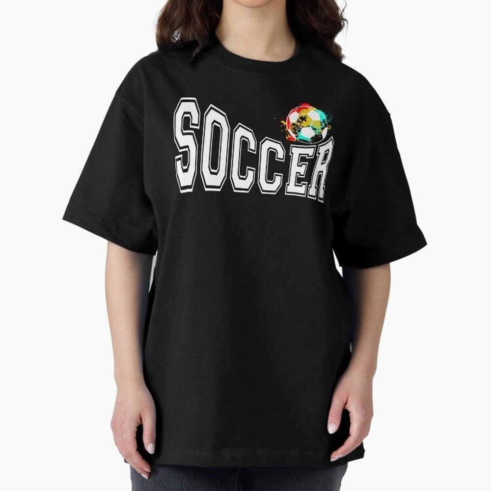 Football World Cup 2026 Oversized T-Shirt Bring Match Day Fire to FIFA World Cup 2026 Group Stage Spirit, Made for Spain, Haaland, Football Passion, Legendary Performances, Festival Vibes and Supporter Community; Ideal for Passionate Fans Who Love