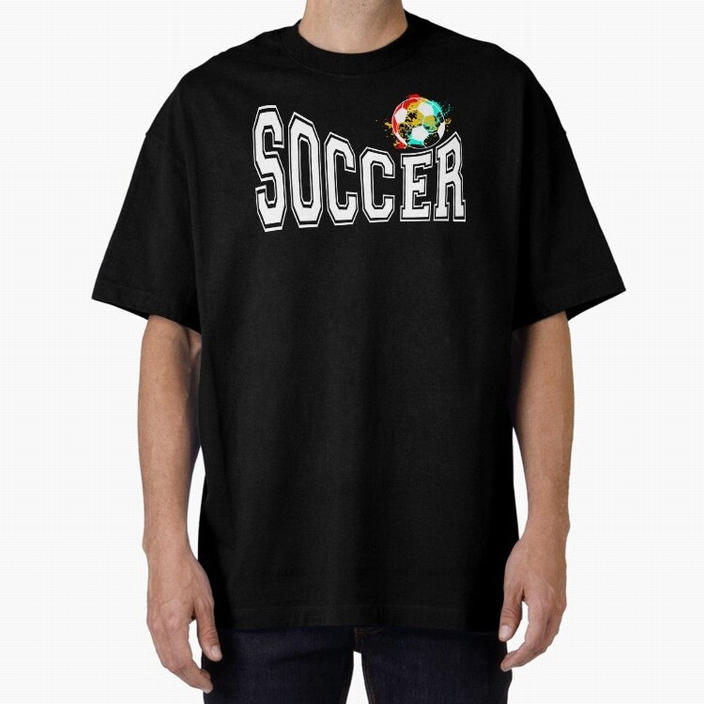 Football World Cup 2026 Oversized T-Shirt Bring Match Day Fire to FIFA World Cup 2026 Group Stage Spirit, Made for Spain, Haaland, Football Passion, Legendary Performances, Festival Vibes and Supporter Community; Ideal for Passionate Fans Who Love