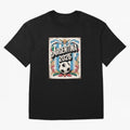 Argentina World Cup 2026 Filete Porte?o Vintage Football Poster - Buenos Aires Folk Art Fan Design Oversized T-Shirt Bring Match Day Fire to the FIFA World Cup 2026 USA Canada Mexico Journey through Cristiano Ronaldo Highlights, Germany Pride,